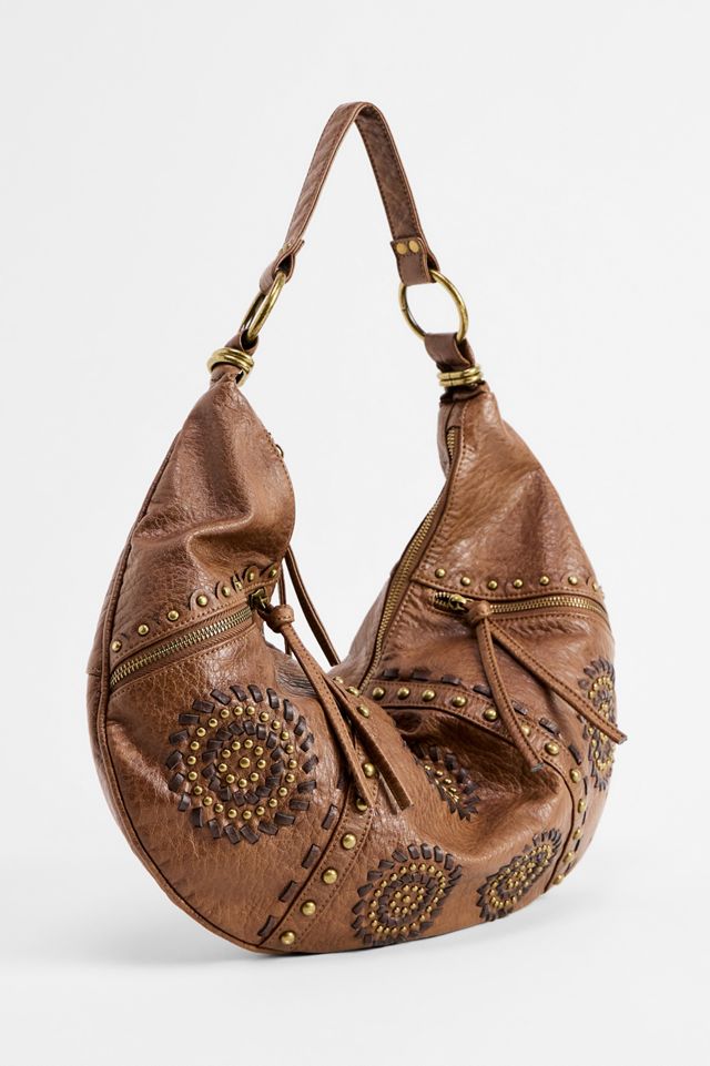Sac à bandoulière en similicuir à fleurs Leya BDG #3