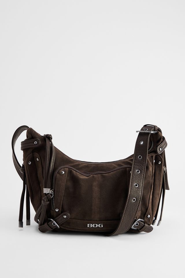 Sac bandoulière Darya en suédine BDG #1