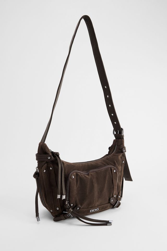 Sac bandoulière Darya en suédine BDG #2