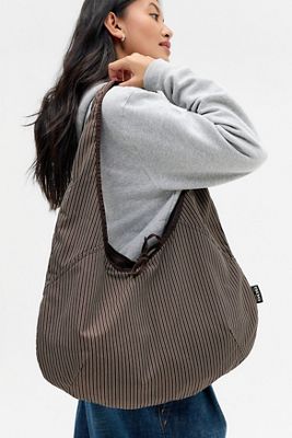 Bolso Tote de Lona a Rayas Flo BDG