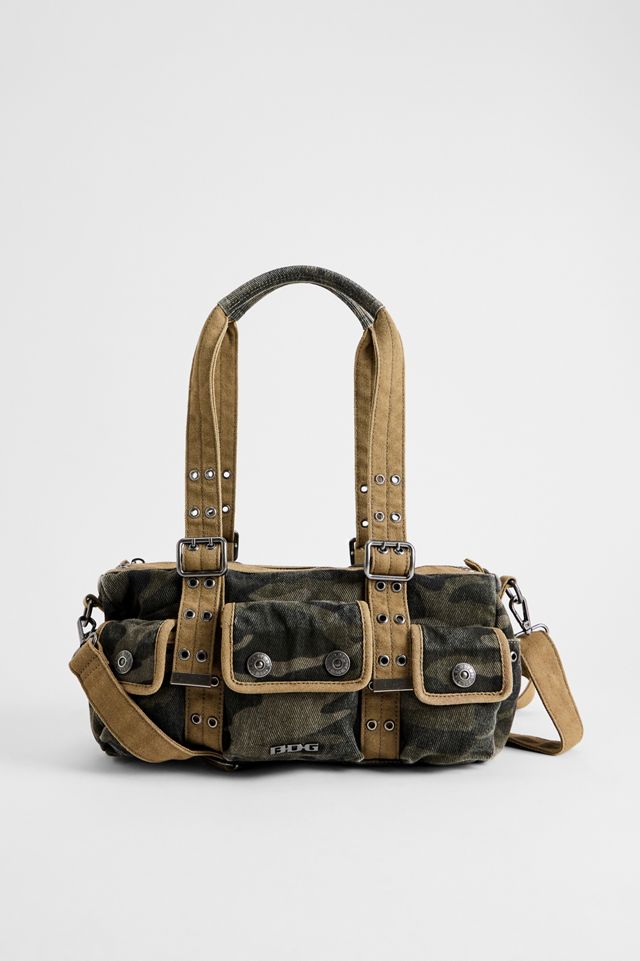 BDG Fifi Tarnmuster Canvas Schultertasche #1
