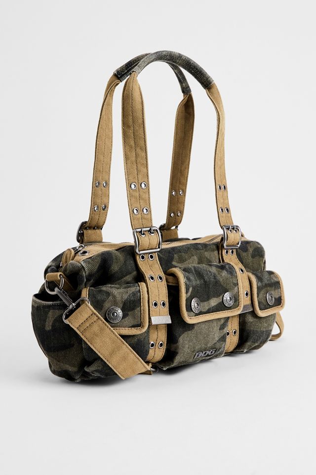 BDG Fifi Tarnmuster Canvas Schultertasche #4