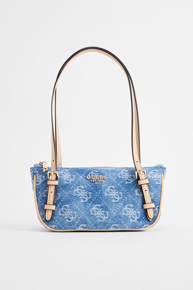 Borsa Mini in Denim con Logo Guess #1
