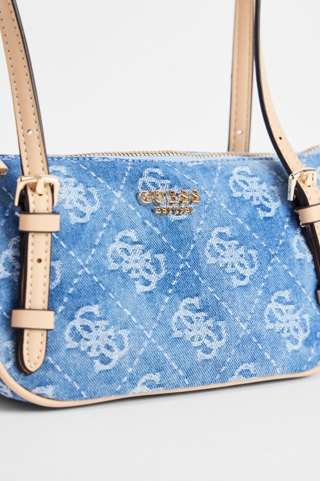 Borsa Mini in Denim con Logo Guess #2