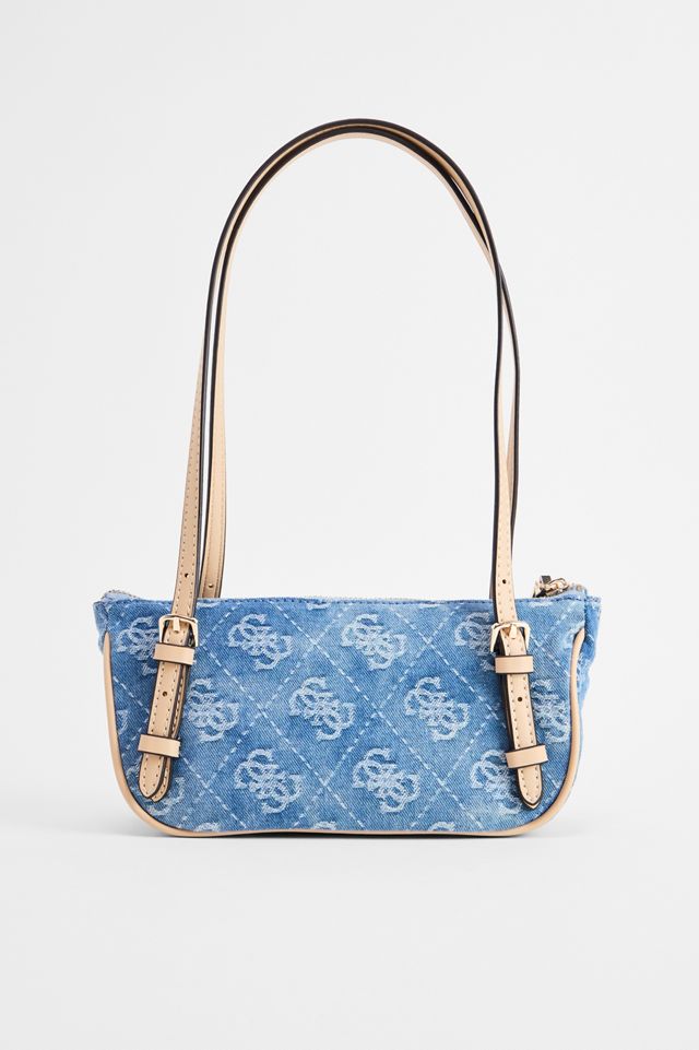 Borsa Mini in Denim con Logo Guess #4