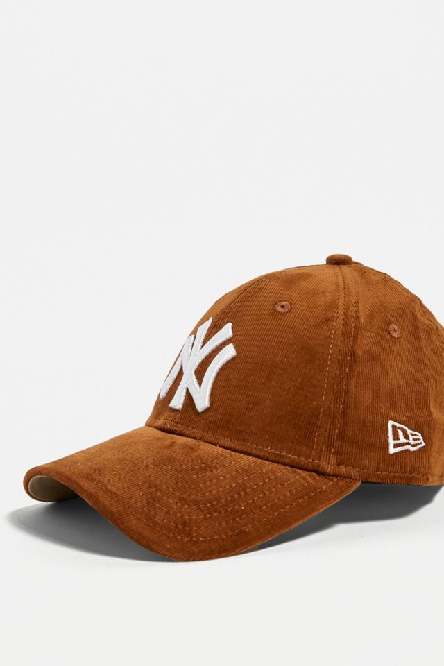 New Era 9FORTY NY Yankees Brown Corduroy Baseball Cap #2