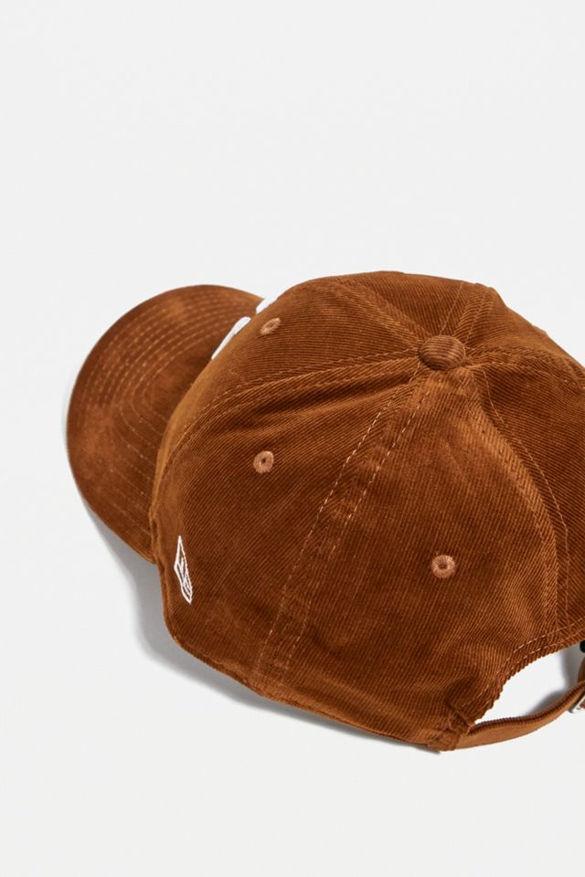 New Era - Casquette de baseball 9FORTY NY Yankees en velours côtelé marron #3