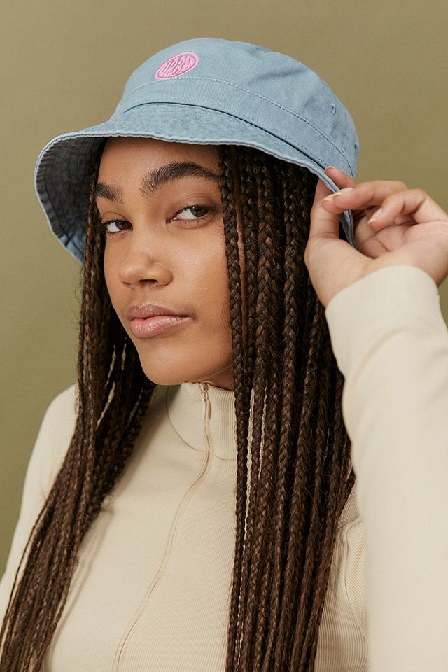 UO Bubble Logo Canvas Bucket Hat | Urban Outfitters UK