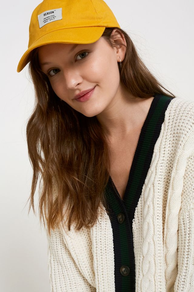 Reason Logo Yellow Patch Cap | Urban Outfitters UK