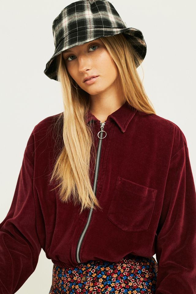 Reason Brushed Check Bucket Hat #2