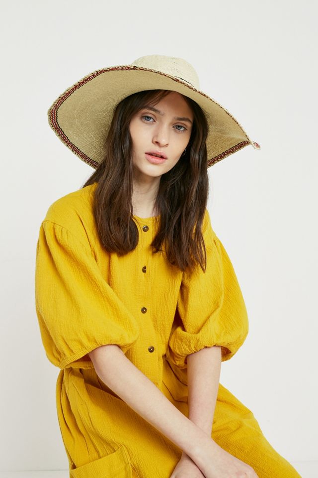 Festival Straw Floppy Hat #4