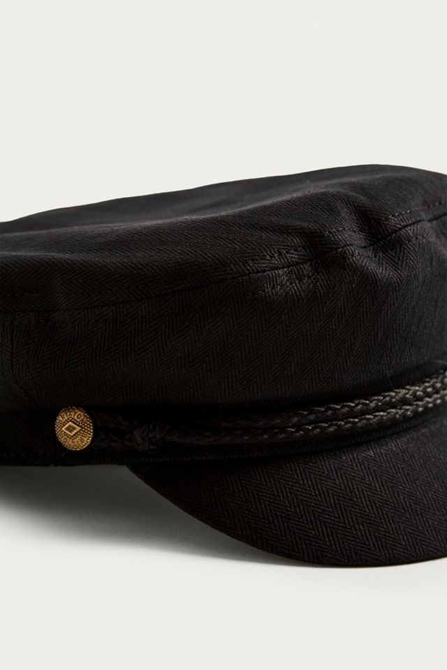 Brixton Fiddler Leather Baker Boy Hat #3