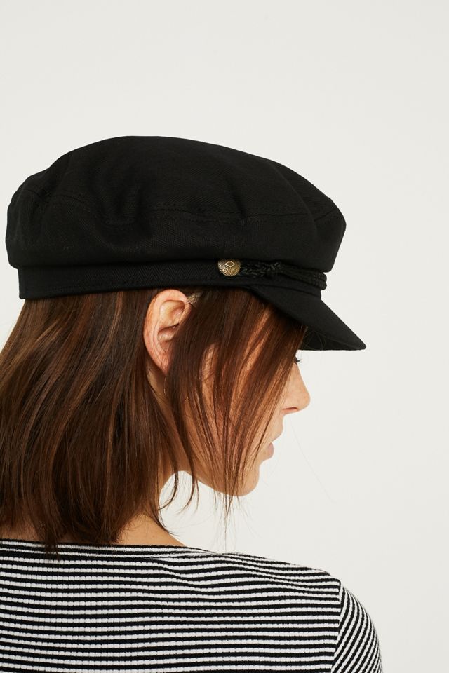 Brixton Fiddler Leather Baker Boy Hat #4