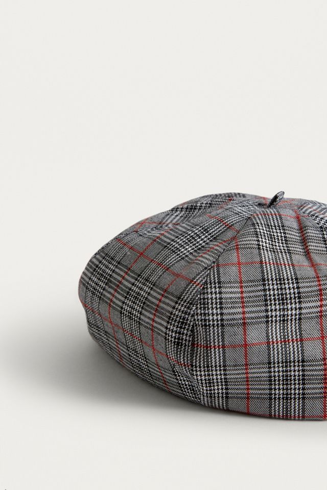 UO Check Beret #3