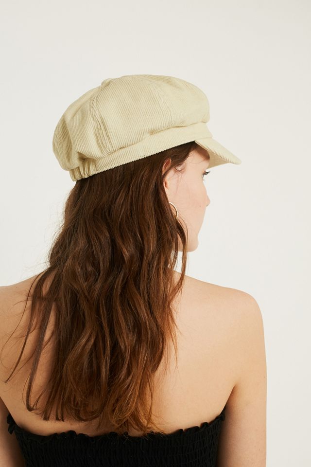 Casquette gavroche en velours côtelé #4