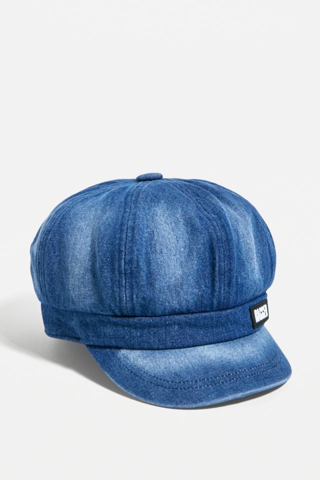 Denim baker store boy hat