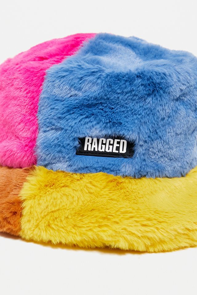 The Ragged Priest Patchwork Fluffy Bucket Hat #1