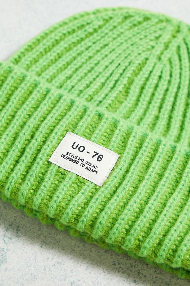 UO Plated Ribbed Beanie  #2