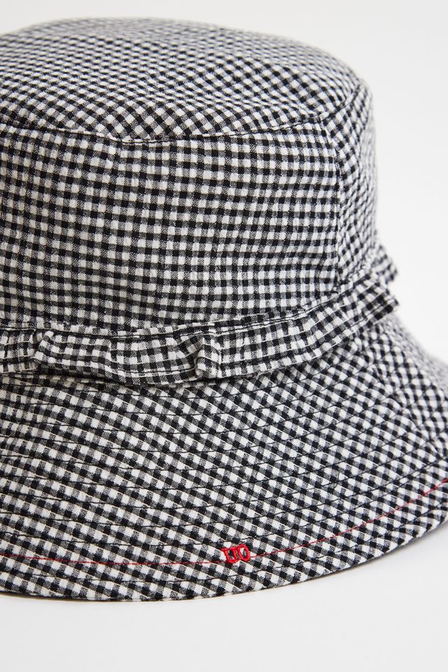 UO Gingham Seersucker Sunhat #1