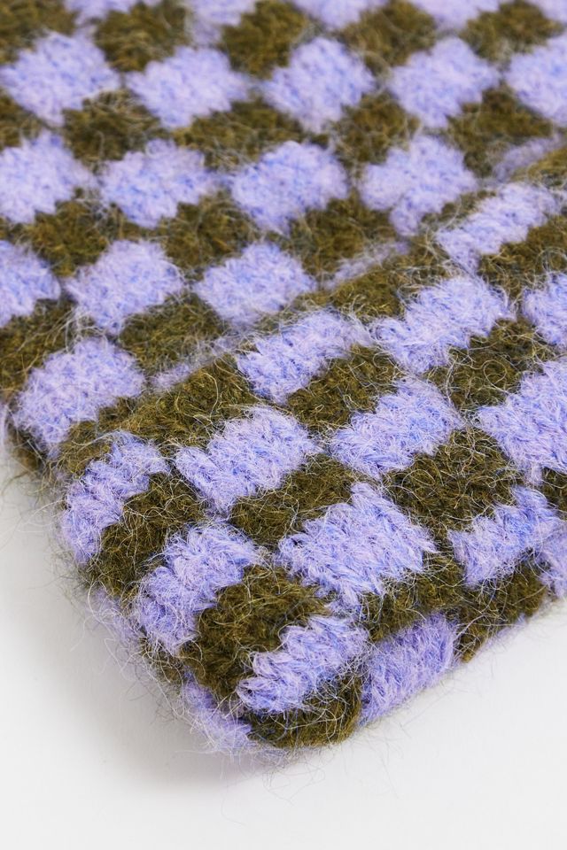 UO Fuzzy Check Beanie #2
