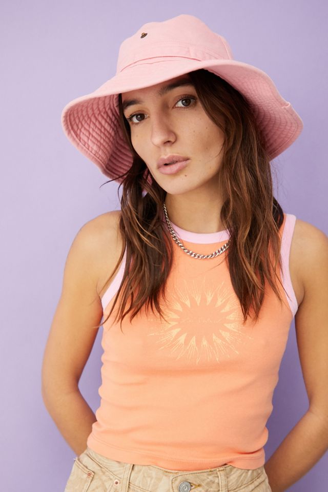 UO Pink Rodeo Canvas Hat #1