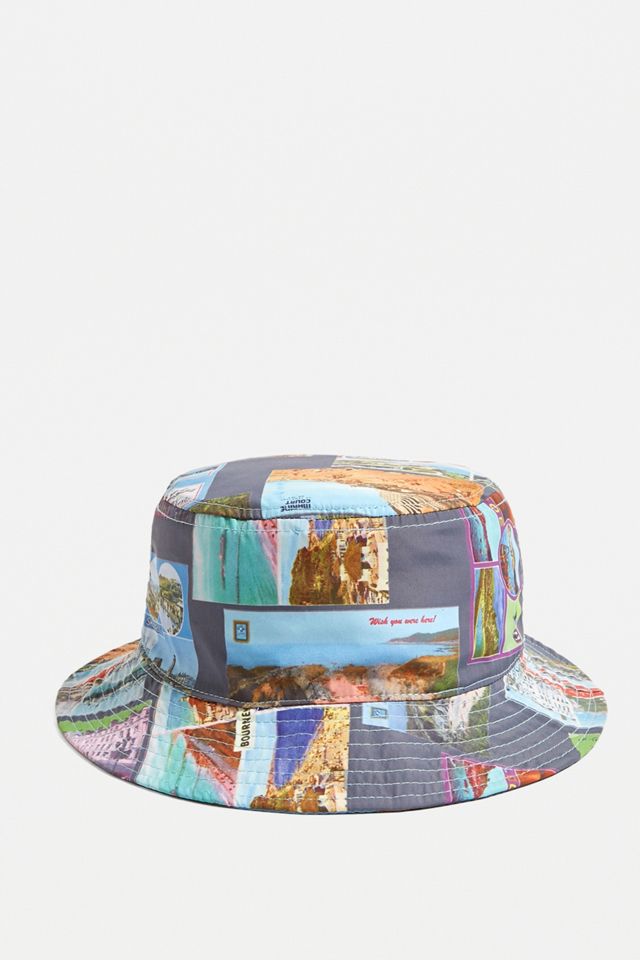 Pleasuretown Postcard Print Bucket Hat #2