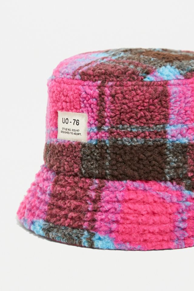 UO Check Borg Bucket Hat #1