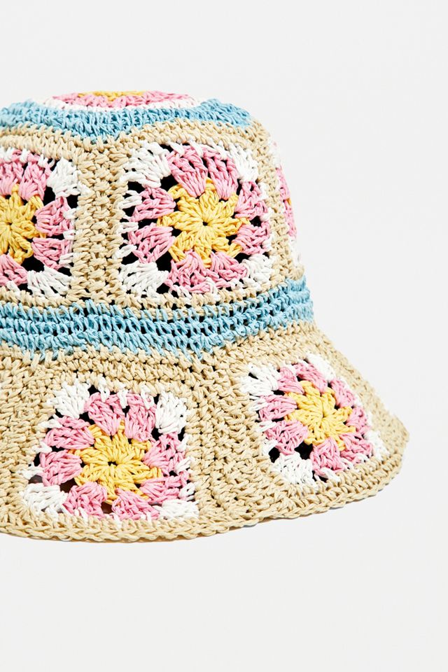 UO - Chapeau floral en maille texturée #1