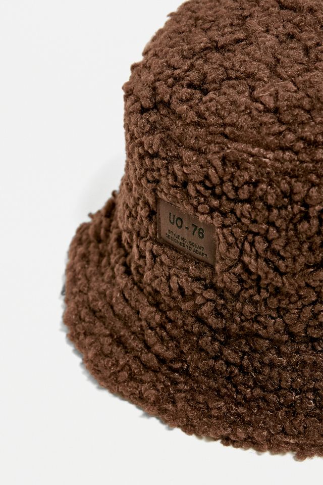 UO Peluche Pile Borg Bucket Hat #1
