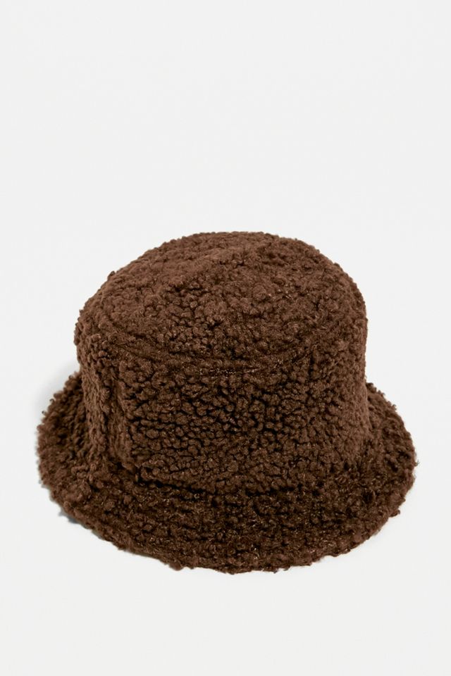 UO Peluche Pile Borg Bucket Hat #3