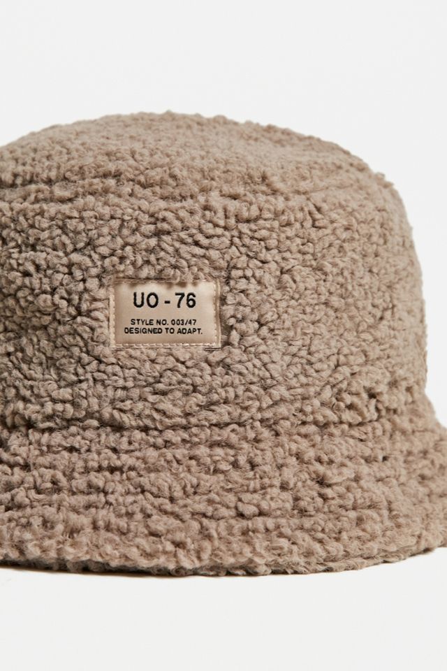 UO Plush Pile Borg Bucket Hat #1