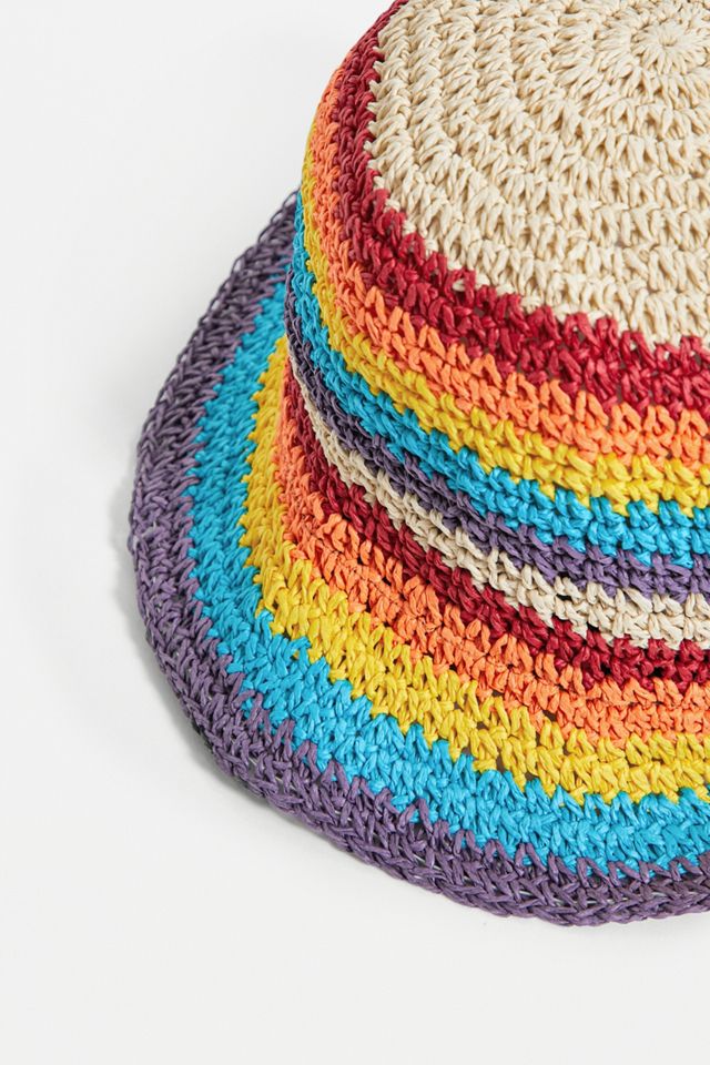 UO Knit Stripe Bucket Hat #1