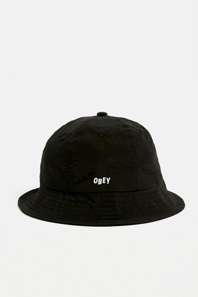 OBEY Frederick Black Bucket Hat #1