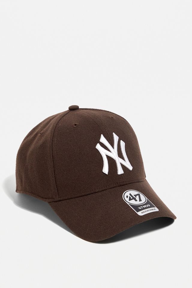 '47 Marchio NY Yankees Brown Snapback Cap #1