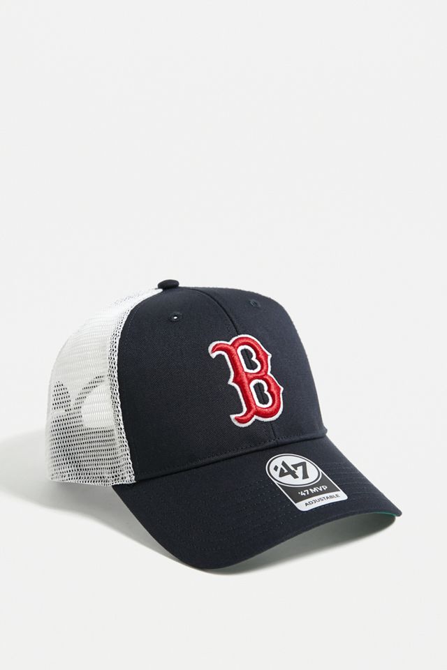 '47 Brand Boston Red Socks Branson Navy Mesh Trucker Cap   #1