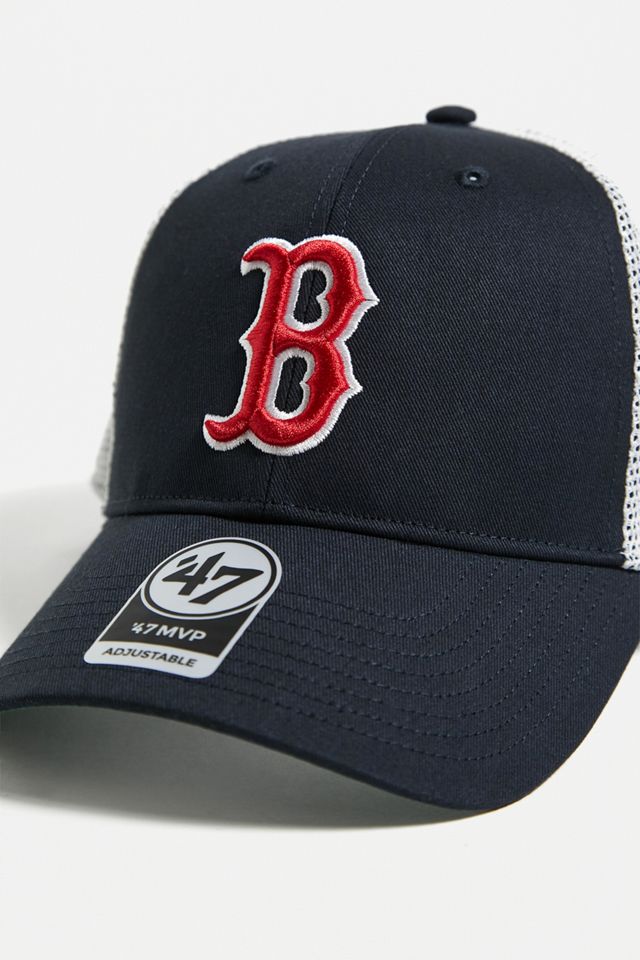 '47 Brand Boston Red Socks Branson Navy Mesh Trucker Cap   #2