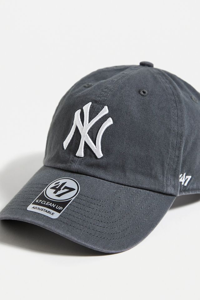 '47 Brand NY Yankees Dark Grey Clean Up Cap #1