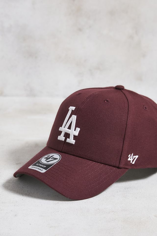 '47 Brand LA Dodgers Maroon MVP Baseball Cap  #2