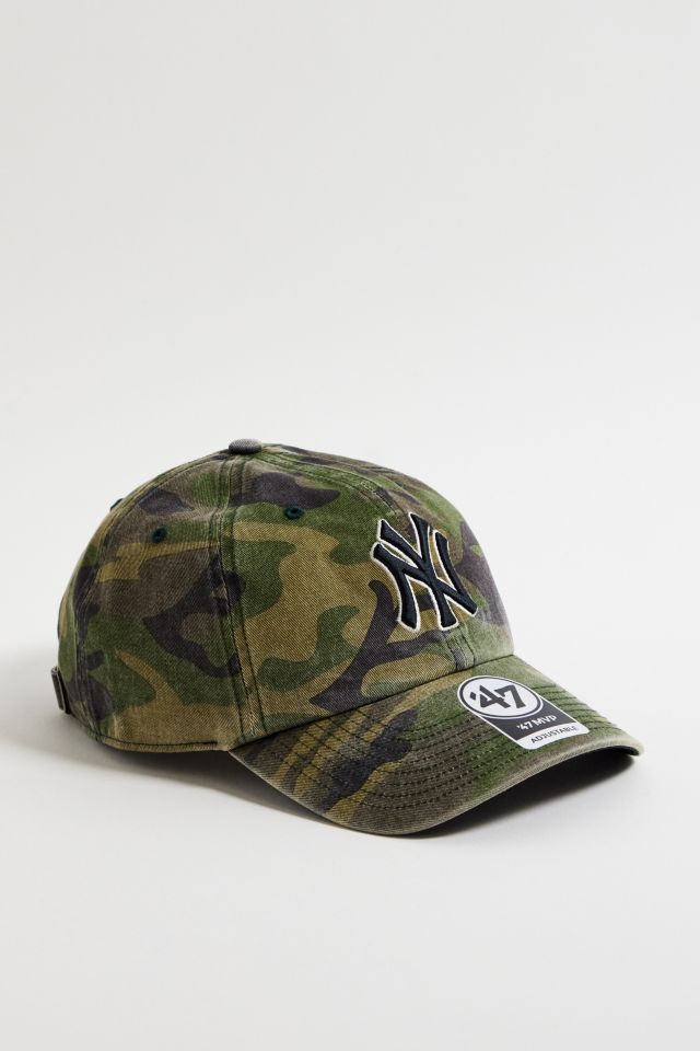 '47 Brand NY Yankees Camo Baseball Cap | Urban Outfitters UK