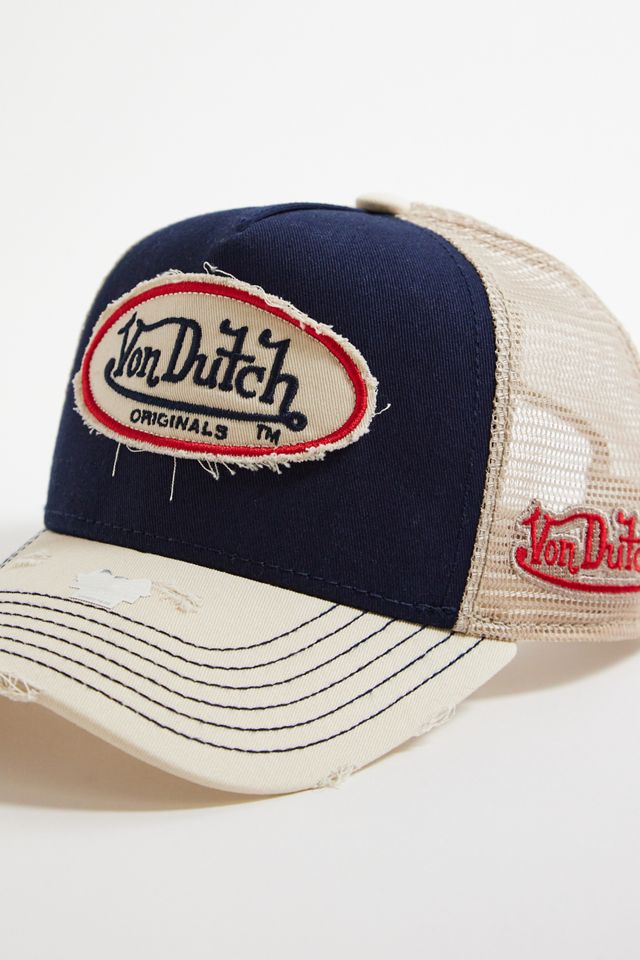 Von Dutch UO Exclusive Kalmar Trucker Cap | Urban Outfitters UK
