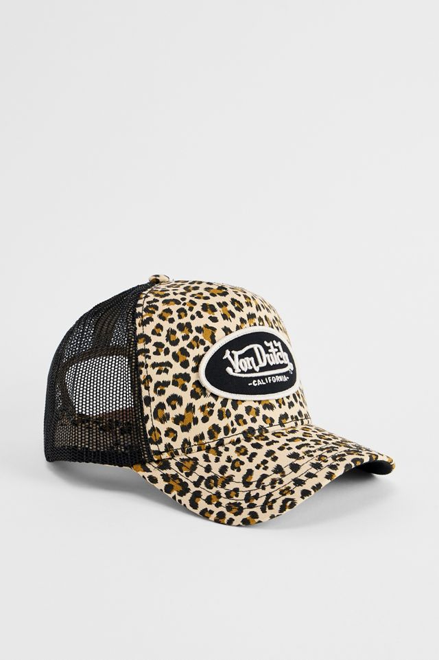 Von Dutch Leopard Print Trucker Cap #1