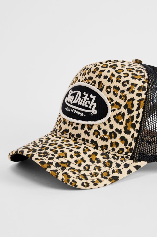Von Dutch Leopard Print Trucker Cap #2