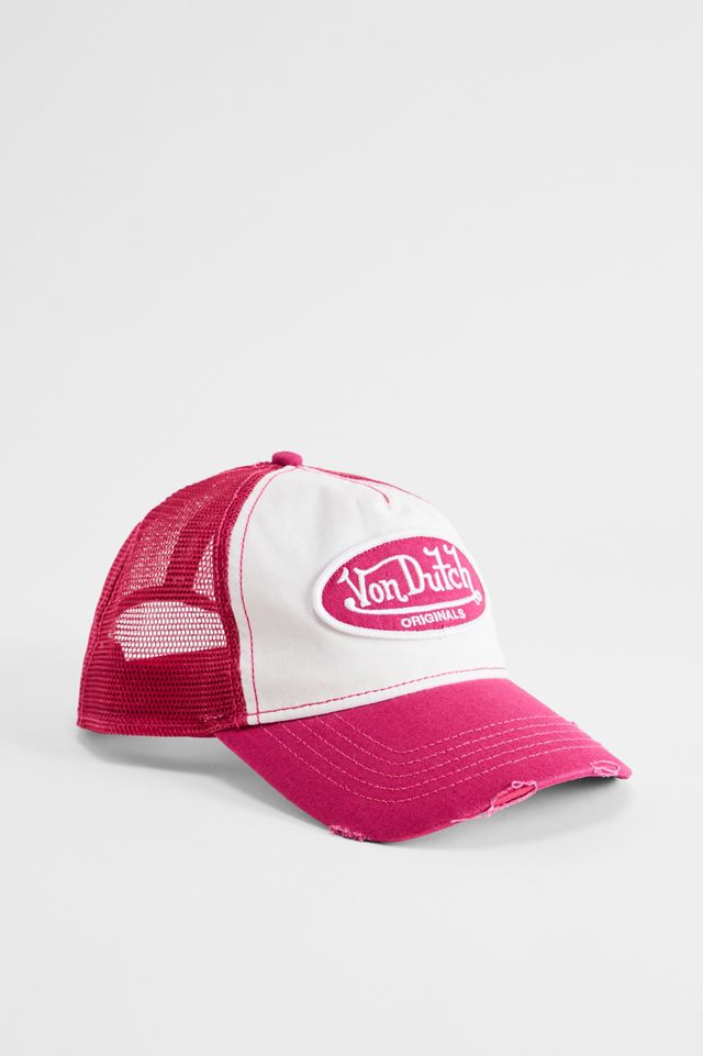 Cappellino Trucker Rosa Esclusivo UO Von Dutch #1