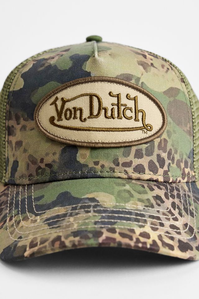 Casquette camionneur à imprimé safari Von Dutch #1