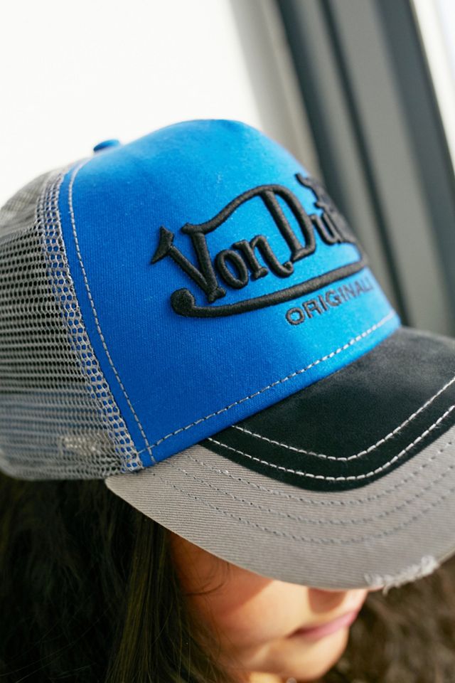 Von Dutch Blue & Black Trucker Hat #1