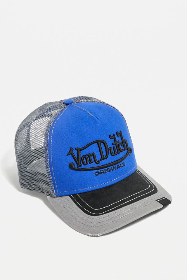 Von Dutch Blue & Black Trucker Hat #2