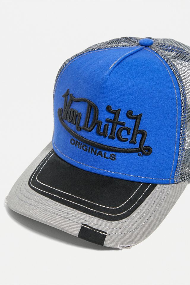 Von Dutch Blue & Black Trucker Hat #3