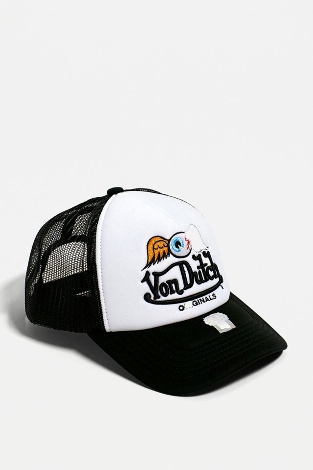 Von Dutch - Casquette de camionneur noir et blanc #2