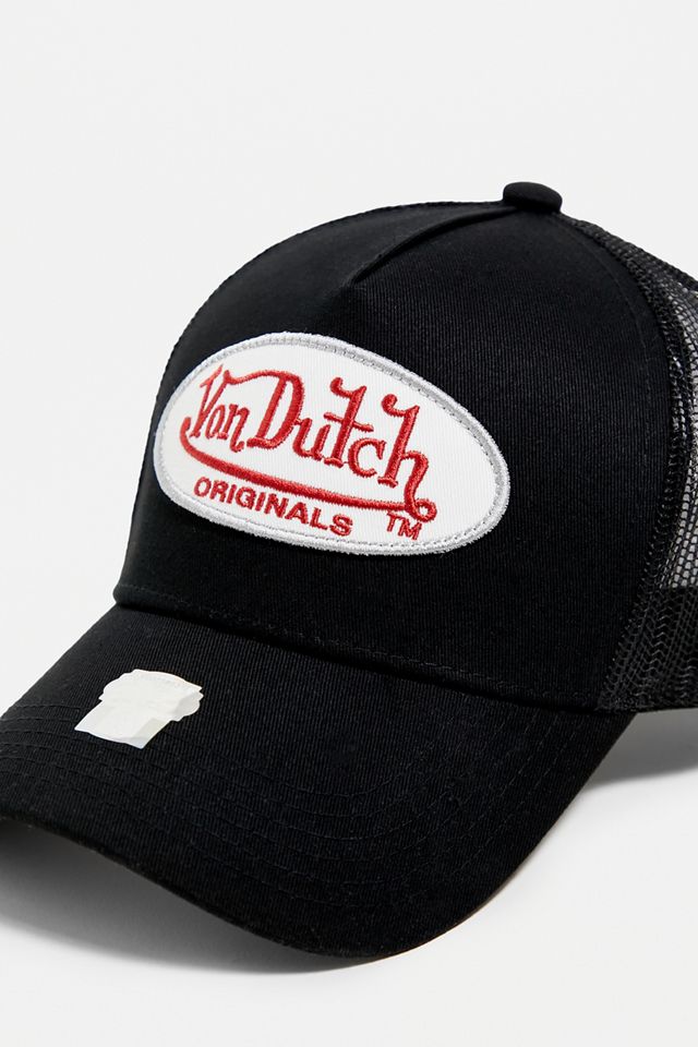 Von Dutch - Casquette de camionneur noir et blanc #1