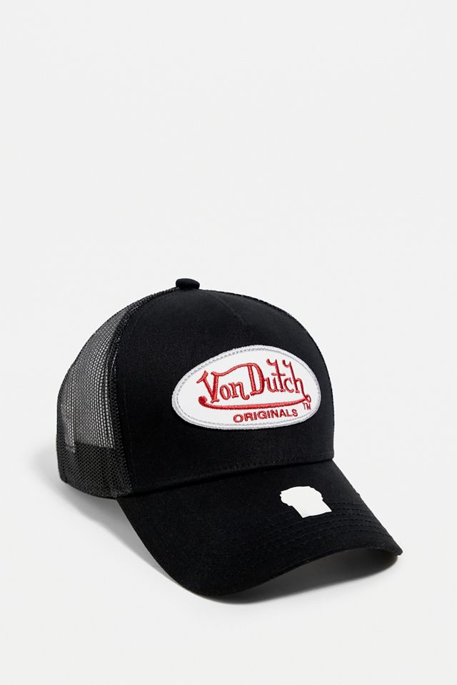 Von Dutch - Casquette de camionneur noir et blanc #2